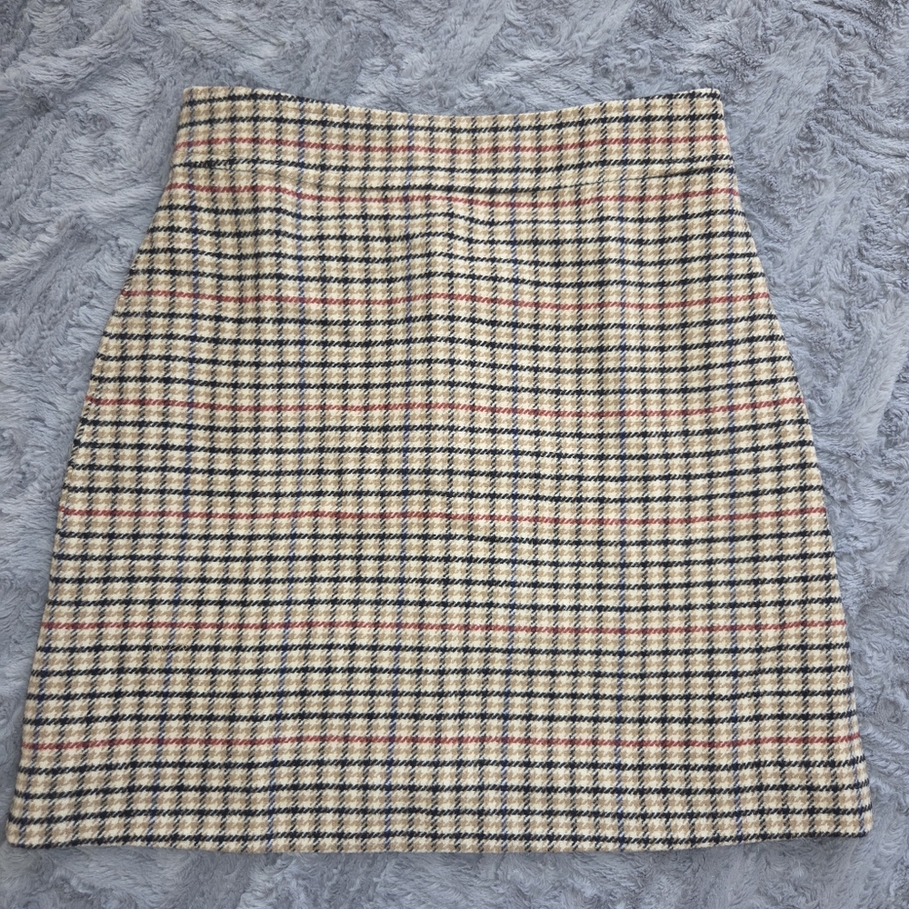 JCrew Factory Wool Blend Mini Skirt 2 NWT